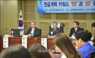 [포토]연금개혁 토론회 참석한 문재인 대표