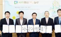 [포토]광주 남구, 스포츠 산업기술 연구개발 지원사업 협약