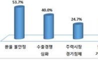 中企 2곳 중 1곳, 수출 최대 애로는 '환율 불안'