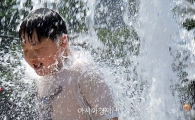 [포토]분수대와 더위