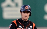 [포토]강민호, '선취 타점은 내가!'
