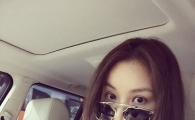 고소영, 차 안에서 선글라스 끼고 '세상 혼자 사는 미모'