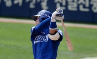 [포토]1타점 적시타 치는 삼성 김상수