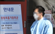 [포토]격리실 지키는 병원 관계자
