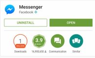 별점 3.9받은 페이스북 메신저, '10억 다운로드 클럽' 합류