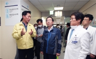 박원순 시장·이창우 동작구청장 보라매병원 방문 