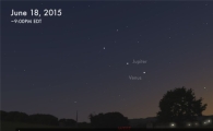 [스페이스]6월30일 한 점으로 만나는 목성과 금성