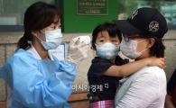 [포토]발열검사 받는 어린이