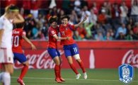 한국, 스페인에 2대1 역전승…여자월드컵 사상 첫 16강 진출
