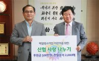 신협사회공헌재단, 헌혈증 2000장 전달