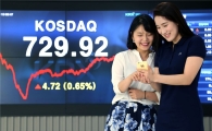 코스닥지수 730선 눈앞…'사상 최고치 경신'