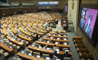 [포토]국회의원 절반도 없는 대정부 질문