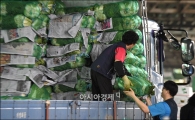 [포토]배추 옮기는 상인들
