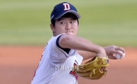[포토]진야곱, '두산 선발은 바로 나'