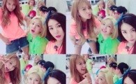 소녀시대가 '런닝맨' 쉬는 시간 보내는 방법…'엽기사진도 귀여워'