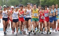 [광주U대회]남자경보 20km 힘찬 레이스