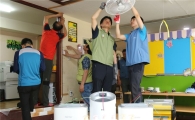광양제철소 학습지도 봉사단, 태인동 지역아동센터에 물품 전달