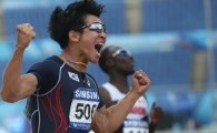 [광주 U대회]'한국新' 김국영, 남자 육상 100m 결승은 6위