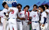 [포토]기뻐하는 대만 야구대표팀