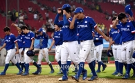 [포토]한국 야구, 대만에 영봉패…결승행 좌절