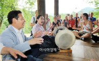 [포토]외국선수들과 국악배우는 윤장현 광주시장