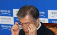 [포토]안경 고쳐쓰는 문재인 대표