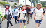 동아제약, 국토대장정서 가족 초청행사 