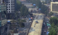 [포토]철거작업 한창인 서대문고가도로