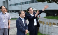 안성 한겨레중고교 찾은 이재정교육감 "여러분이 통일 주역"
