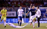 [포토]김신욱, '이어달리기는 우리가 우승이야!'