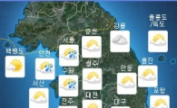 [날씨] 전국 흐린 토요일, 구름 많아…중부지방 약한 비까지 