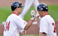 [포토]최정, '선제 투런포 신고합니다'