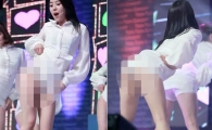 [포토] '속바지가 없어서…' 신인 걸그룹 속옷 노출 논란
