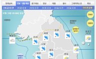 [날씨예보]전국 시간당 30㎜ '장대비'…중부 내일까지 비