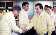 이낙연 전남도지사,태풍 할롤라 대비 재해대책상황실 점검 