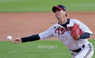 [포토]역투하는 LG 선발 우규민