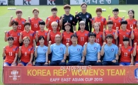 [포토]여자 축구대표팀, '동아시안컵 선전을 다짐하며!'