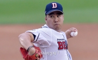 [포토]역투하는 두산 선발 유희관