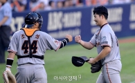 [포토]김민우, '(조)인성이형, 리드가 좋았어요!'