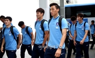 [포토]중국 출국길 오른 축구대표팀