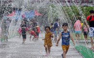 [포토]장흥 물축제 즐기는 어린이들