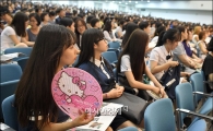 [포토]폭염도 못 당하는 대학입시열기
