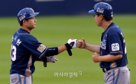 [포토]손시헌, '선취 타점은 내가!'