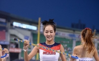 [포토] 치어리더, 섹시한 구릿빛 몸매