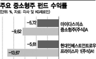 중소형株 펀드, 코스닥 비중이 성과 갈랐다