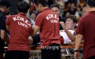 [포토]부상으로 실려나가는 강상재