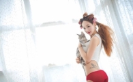 [포토] 김미진, 탱탱한 애플힙 위 '섹시 타투'