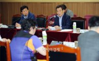 [포토]윤장현 광주시장, 출연기관 현안과제 토론회 참석