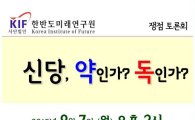 한반도미래연구원, '신당, 약인가? 독인가?' 토론회 개최