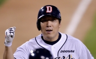 [포토]김현수, '동점 투런이야!'